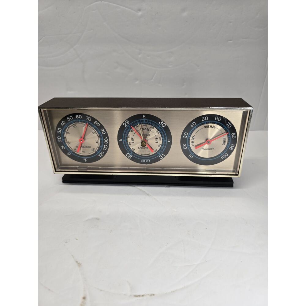 VTG Springfield Instrument Co. Weather Station Thermometer Barometer Humidity